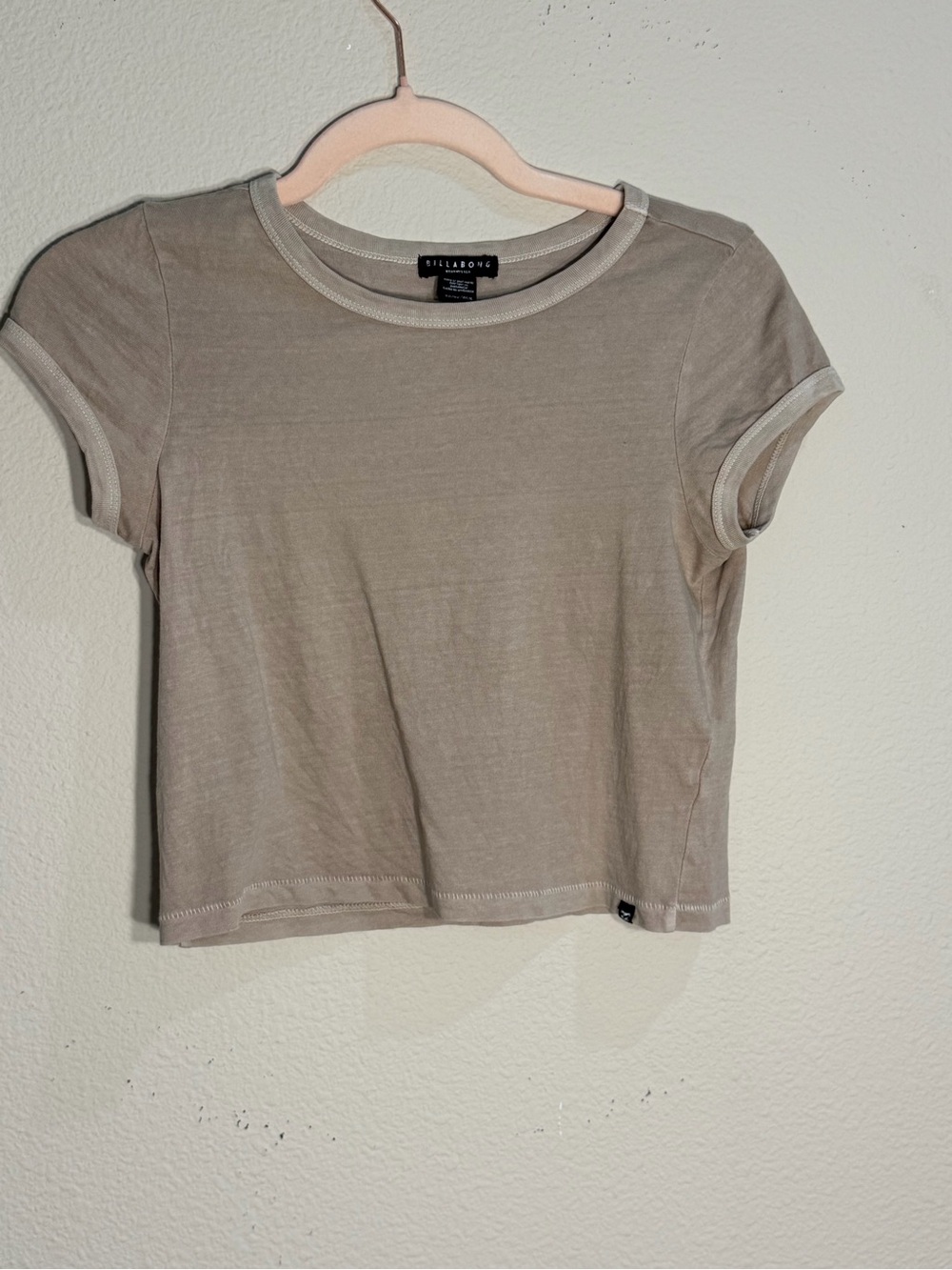 Essentials Taupe Short Sleeve Crewneck Tee
